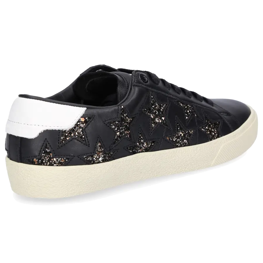 Saint Laurent - Sneaker low MOON PLUS Kalbsleder - schwarz
