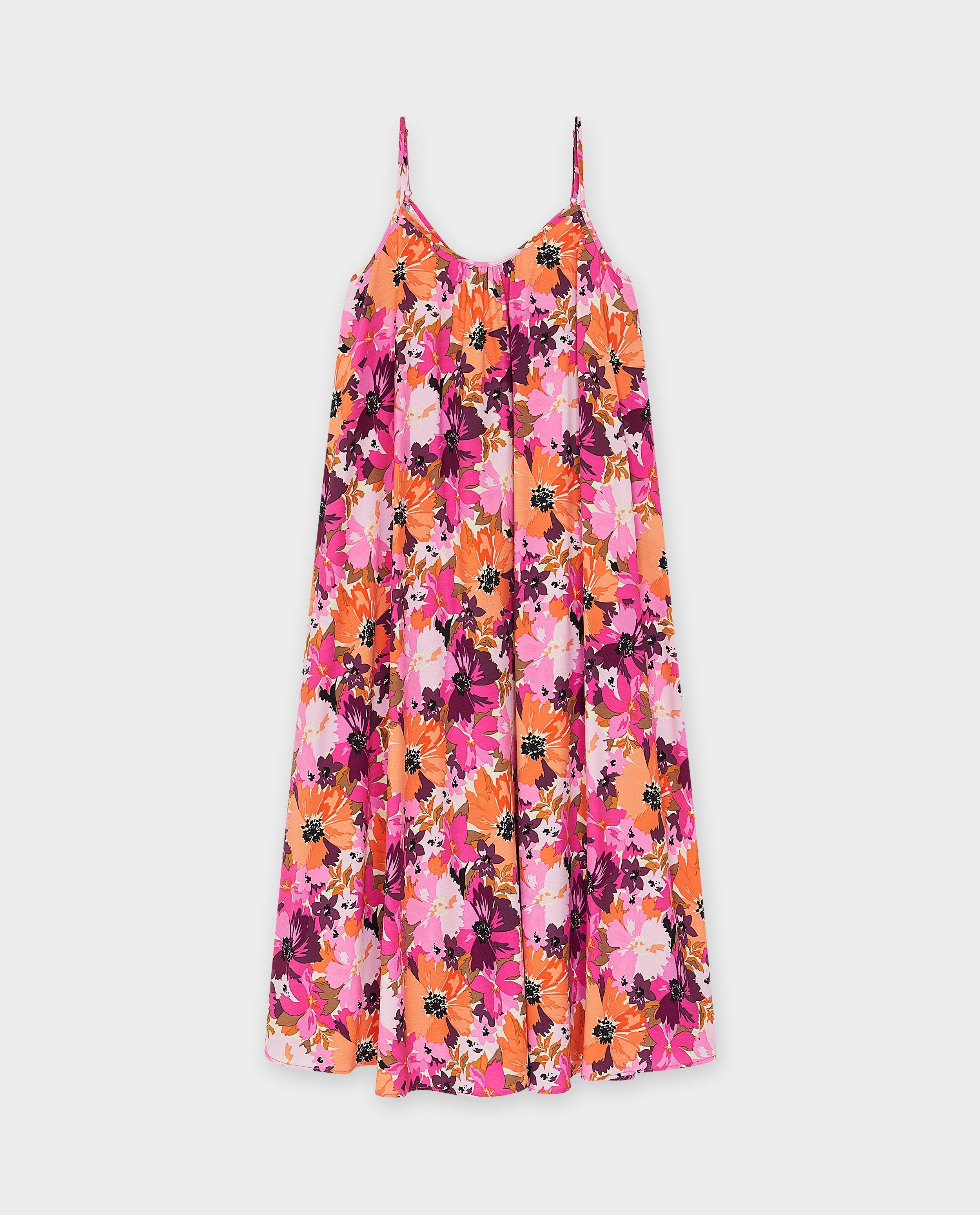 Rochie Dina Tersago cu imprimeu floral roz