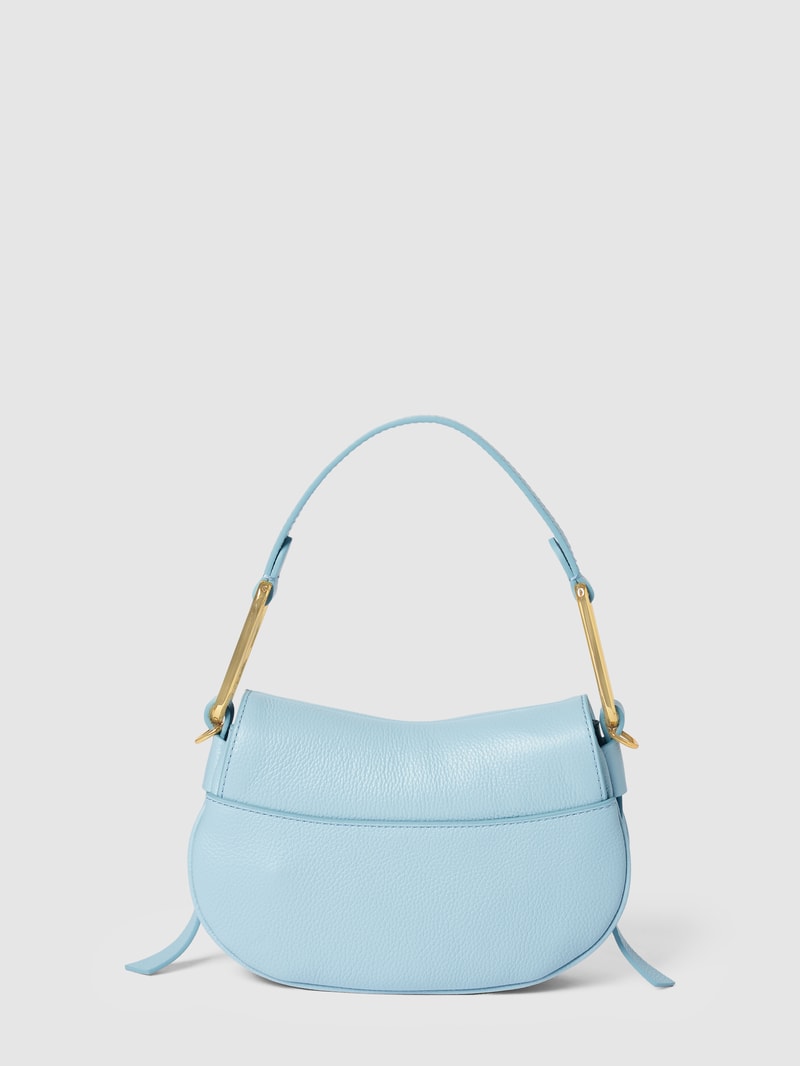 Saddle Bag mit Label-Details Modell 'MAGIE' in hellblau