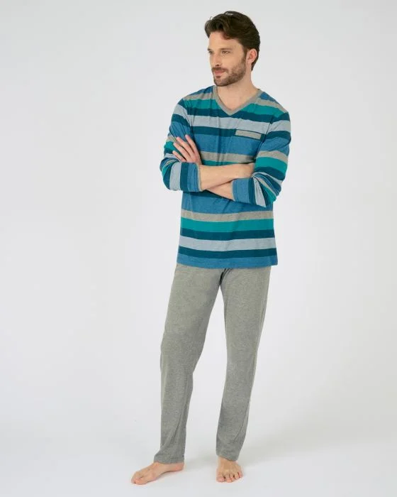 Pyjama rayé maille jersey
