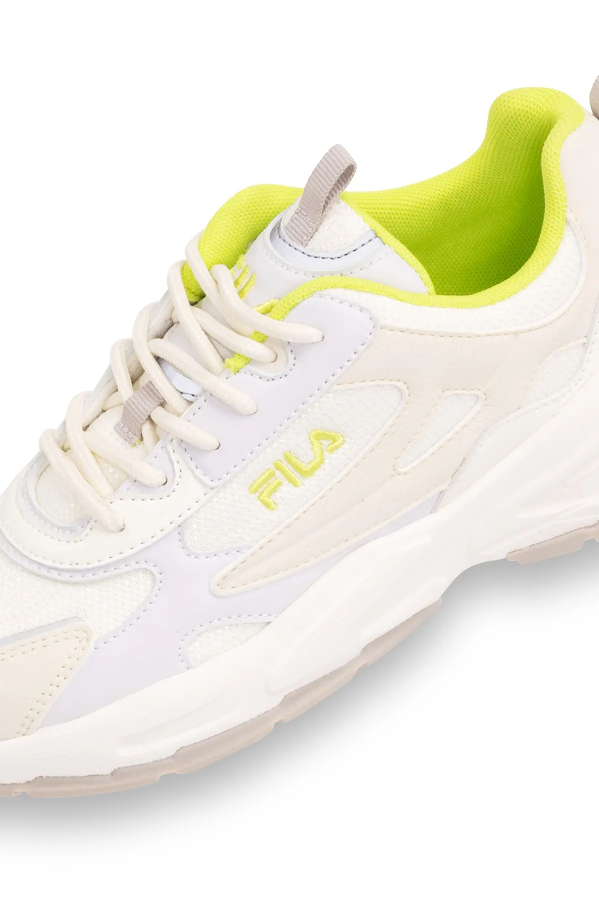 Fila  Damen / Mädchen Marshmallow-Acid Lime Sneaker