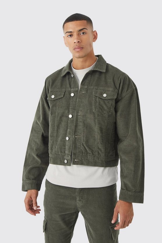 Kastige Cord-Jacke