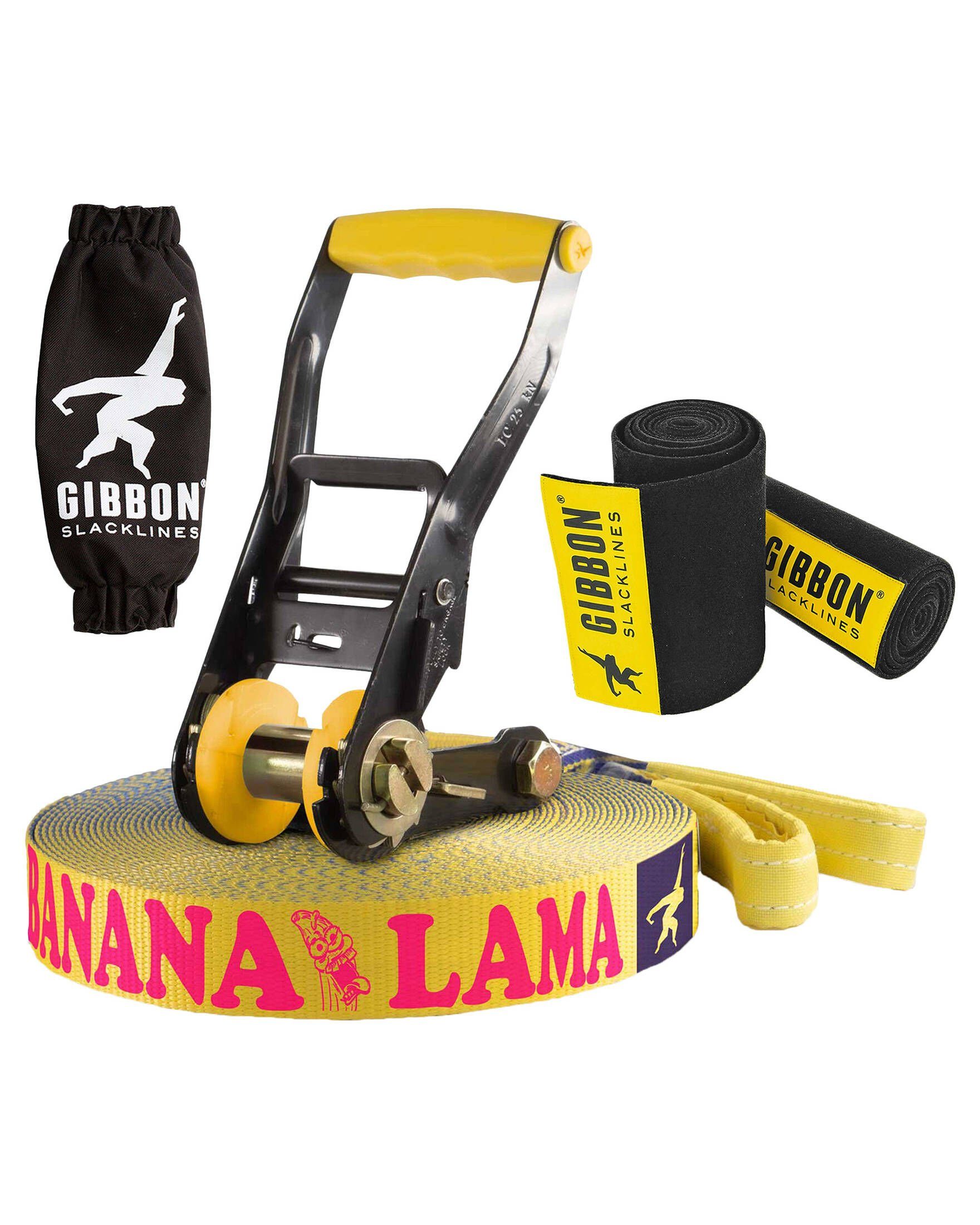 Gibbon Slackline Slackline Treewear-Set BANANALAMA – 15 m