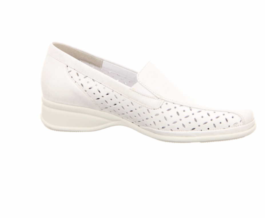 SEMLER Klassische Slipper weiss Ria