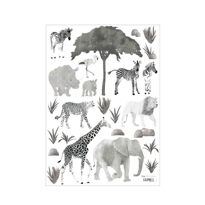Stickers décoration Animaux sauvages Lilipinso and Co