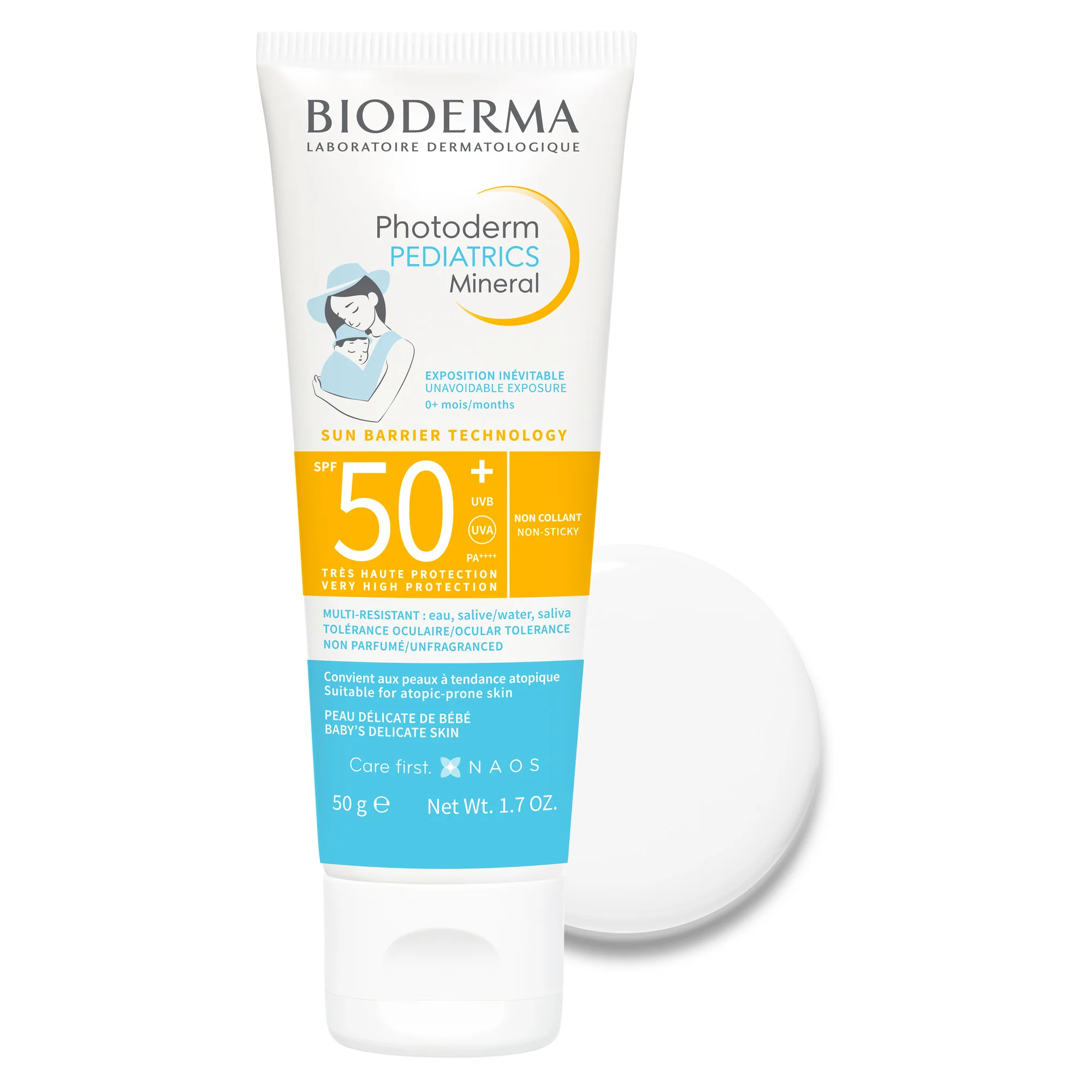 Photoderm Pediatrics Mineral SPF50+ - Crema Solare Bambini, Crema solare corpo alta prot., Solare viso alta prot., Trattamento Bebè, Prodotti per Bambini
