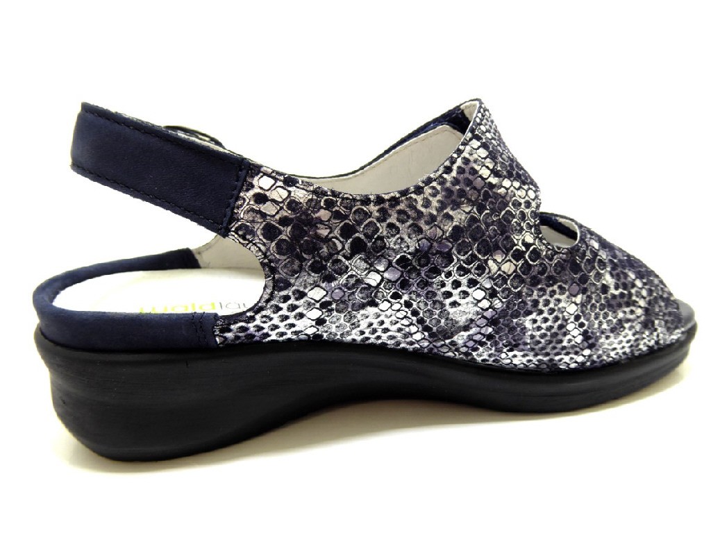 WALDLÄUFER Komfort Sandalen blau