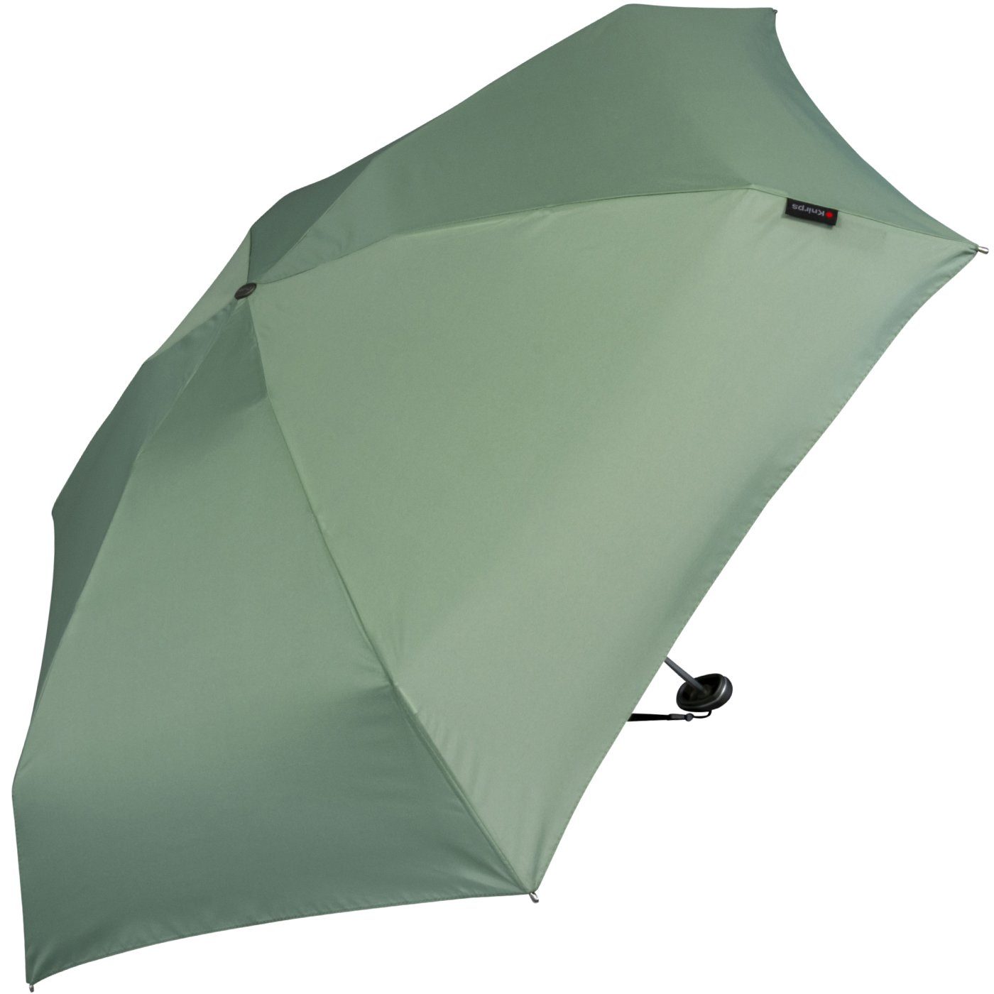 Knirps® Taschenregenschirm winziger Damen-Taschenschirm, leicht und flach, für die Handtasche - Travel grün aloe