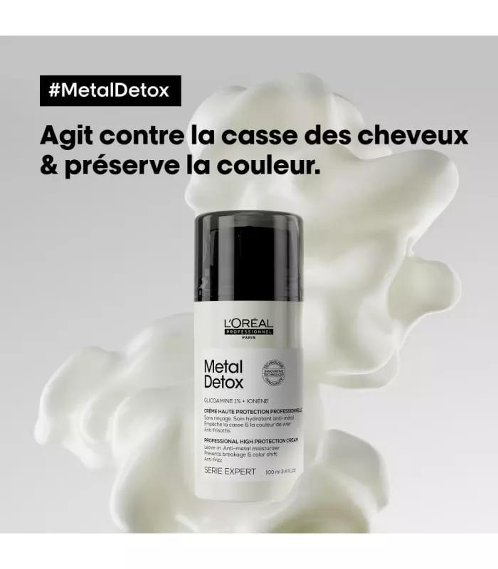 CRÈME HAUTE PROTECTION SANS RINÇAGE Metal Detox
