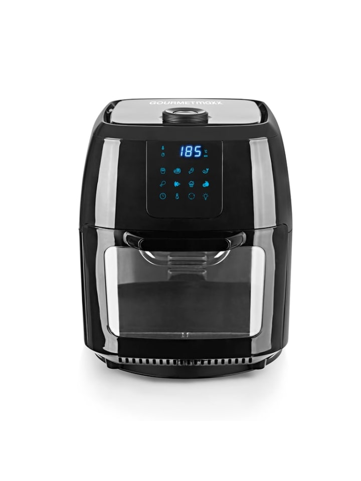 Gourmetmaxx XXL Heißluft Fritteuse Airfryer Digital Backofen fettfrei Drehgrill 9L günstig kaufen onesize