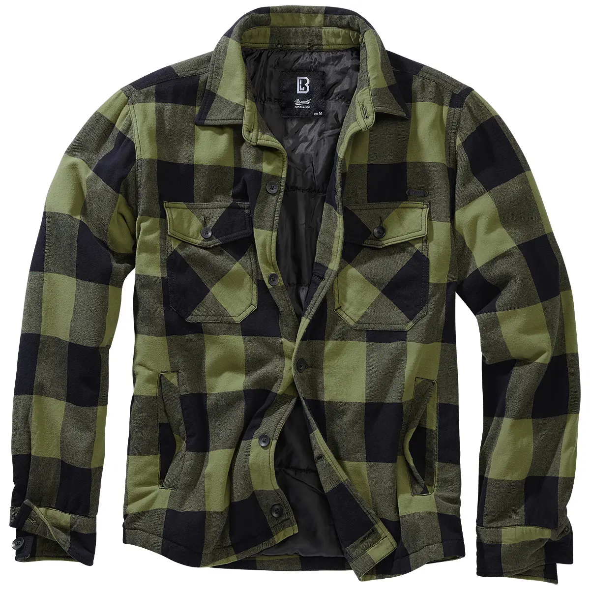 Lumberjacket schwarz-oliv
