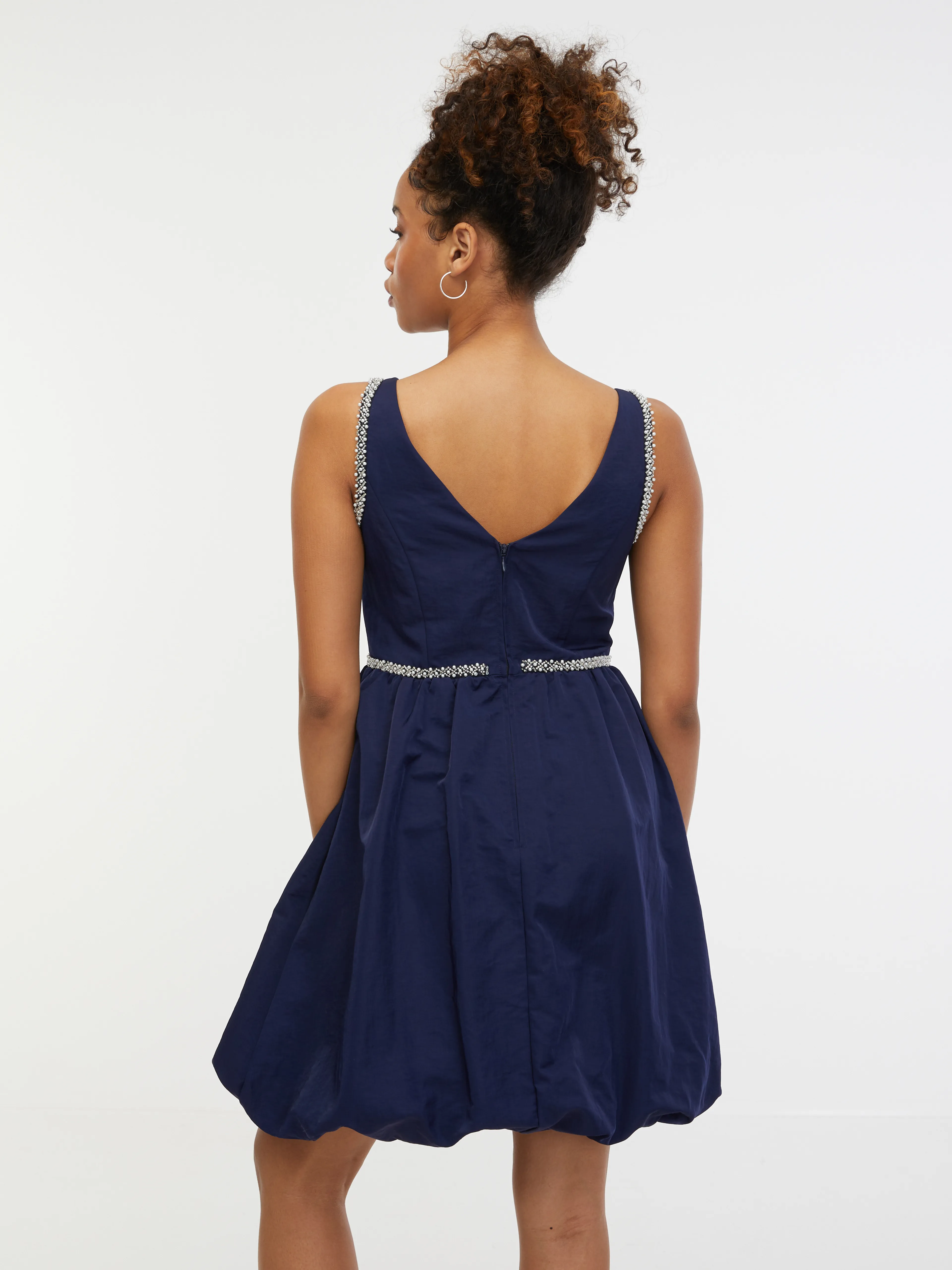 Dunkelblaues Damenkleid ORSAY