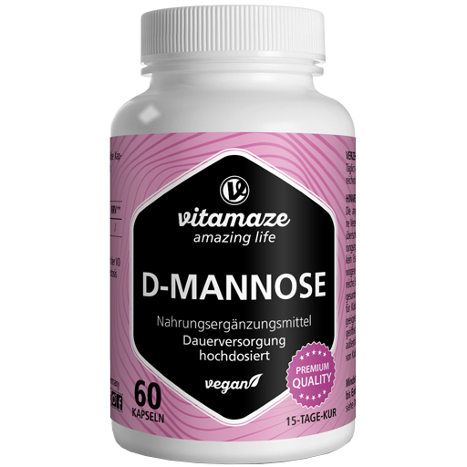 D-MANNOSE HOCHDOSIERT vegan Kapseln  60 St  Kapseln
