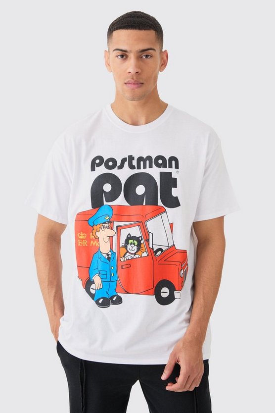 Oversize T-Shirt mit lizenziertem Man Pat Print