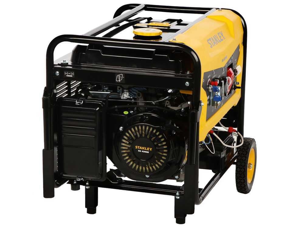 Generatore di benzina Stanley 604800130 SG 4200B AVR 4,3 kW 400V