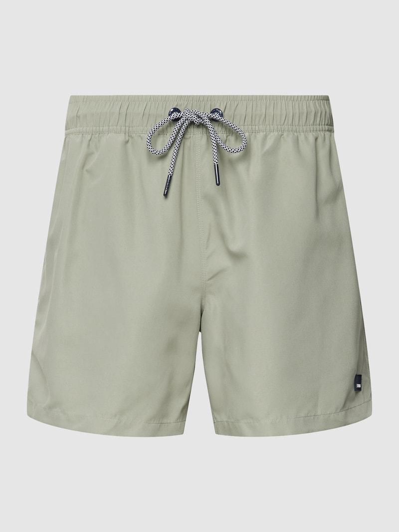 Badehose mit elastischem Bund Modell 'JONES BAY' in khaki