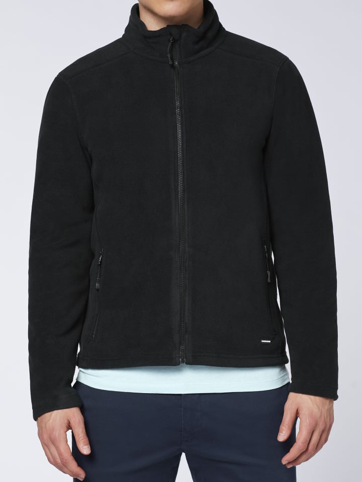 Chiemsee Fleece-Jacke in Schwarz günstig kaufen