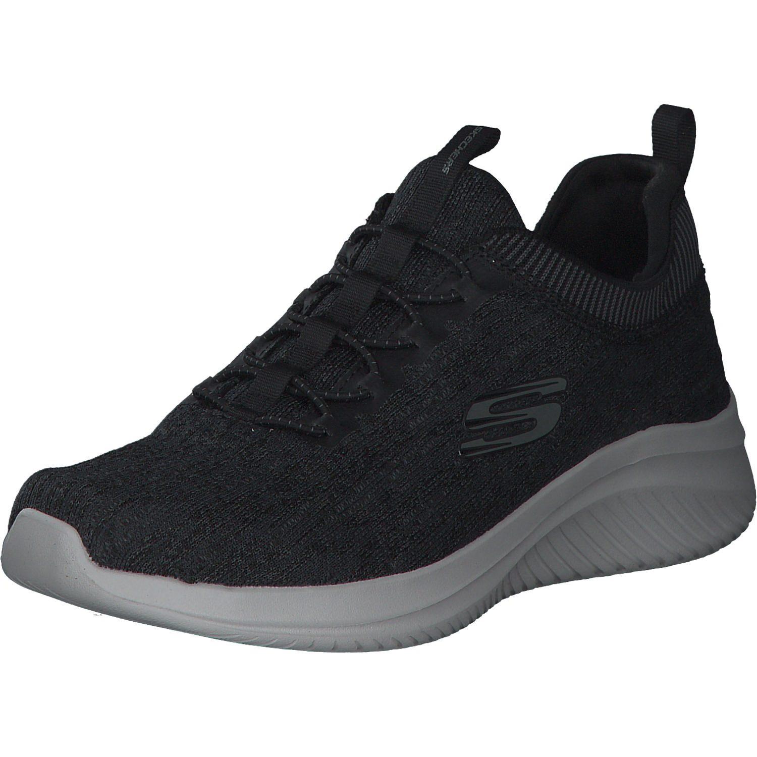 Skechers 232338, Slip-On-Sneaker, Herren, BKGY Schwarz