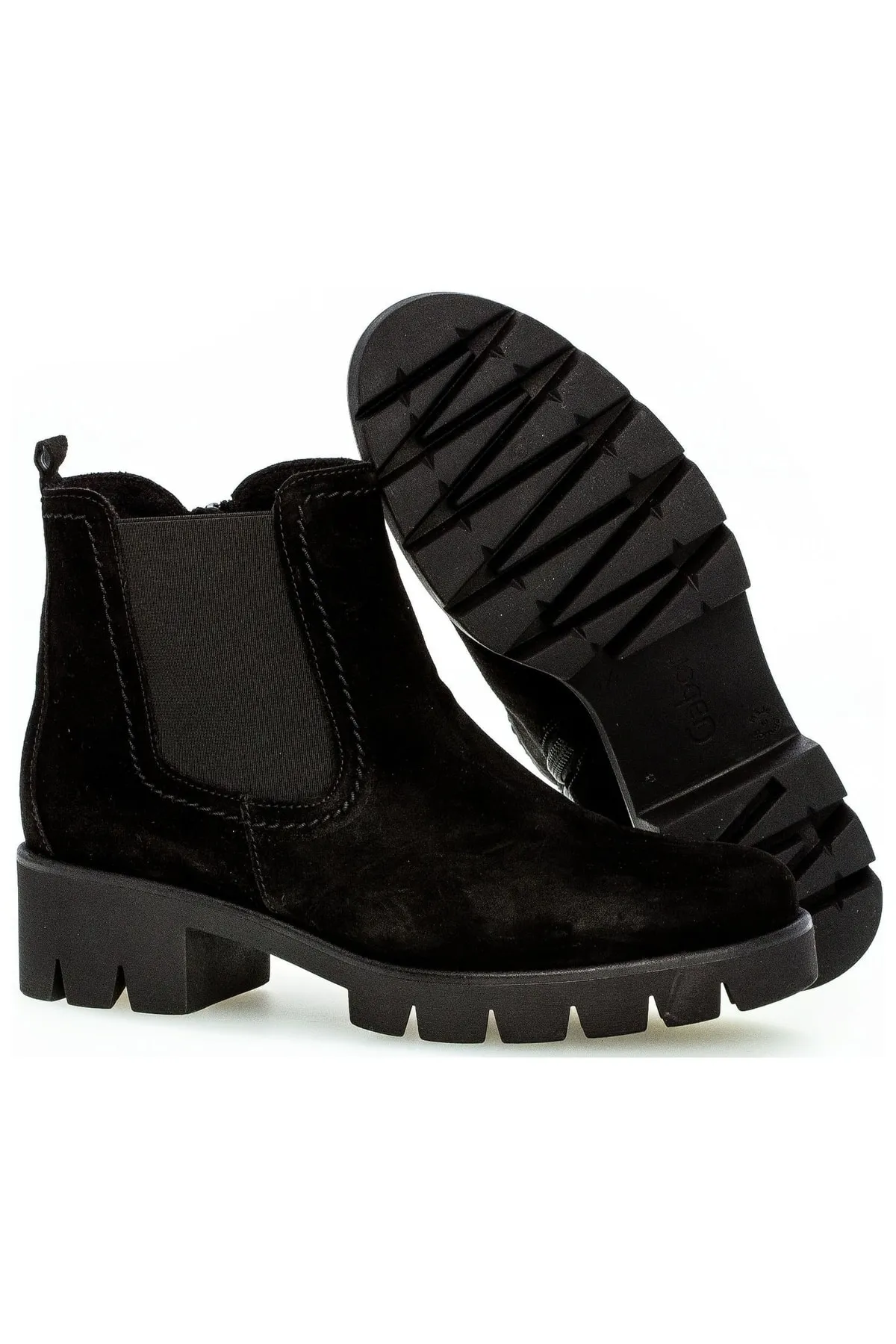 GABOR  Stiefelette - Schwarz - Blockabsatz