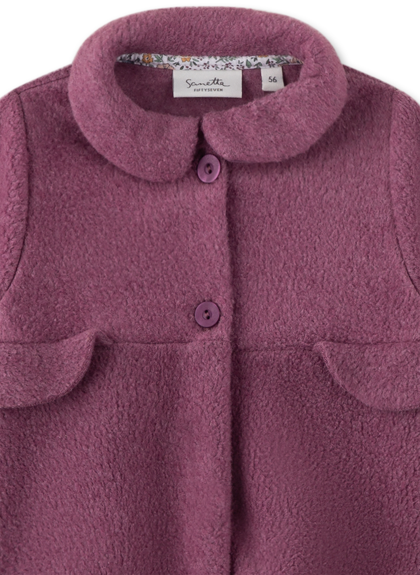 Mädchen-Fleecejacke Lila