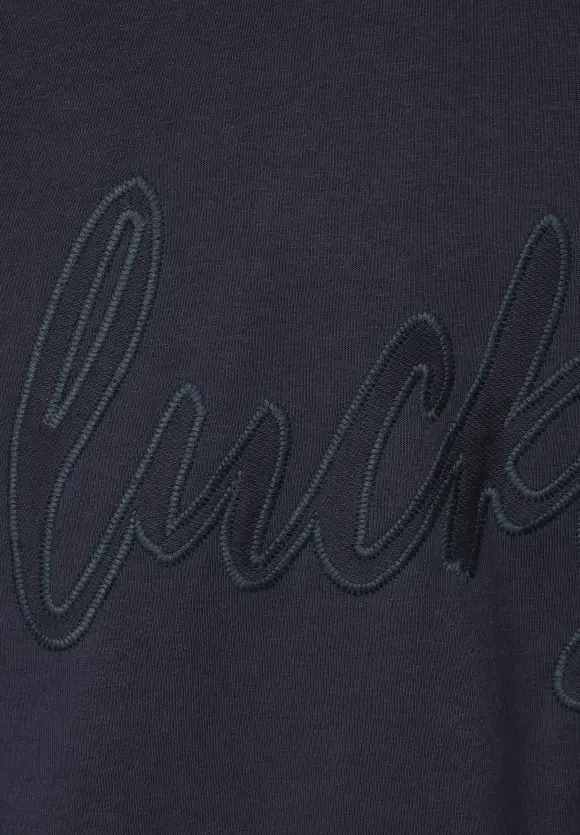CECIL Hoodie Shirt mit Wording