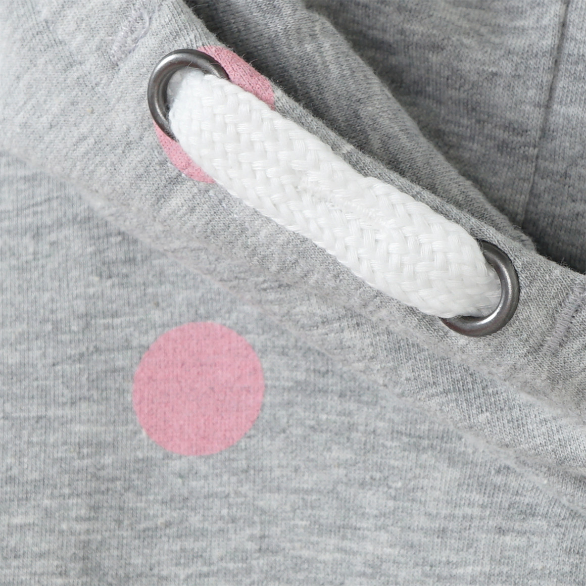Mädchen Sweatkleid mit bunten Punkten allover