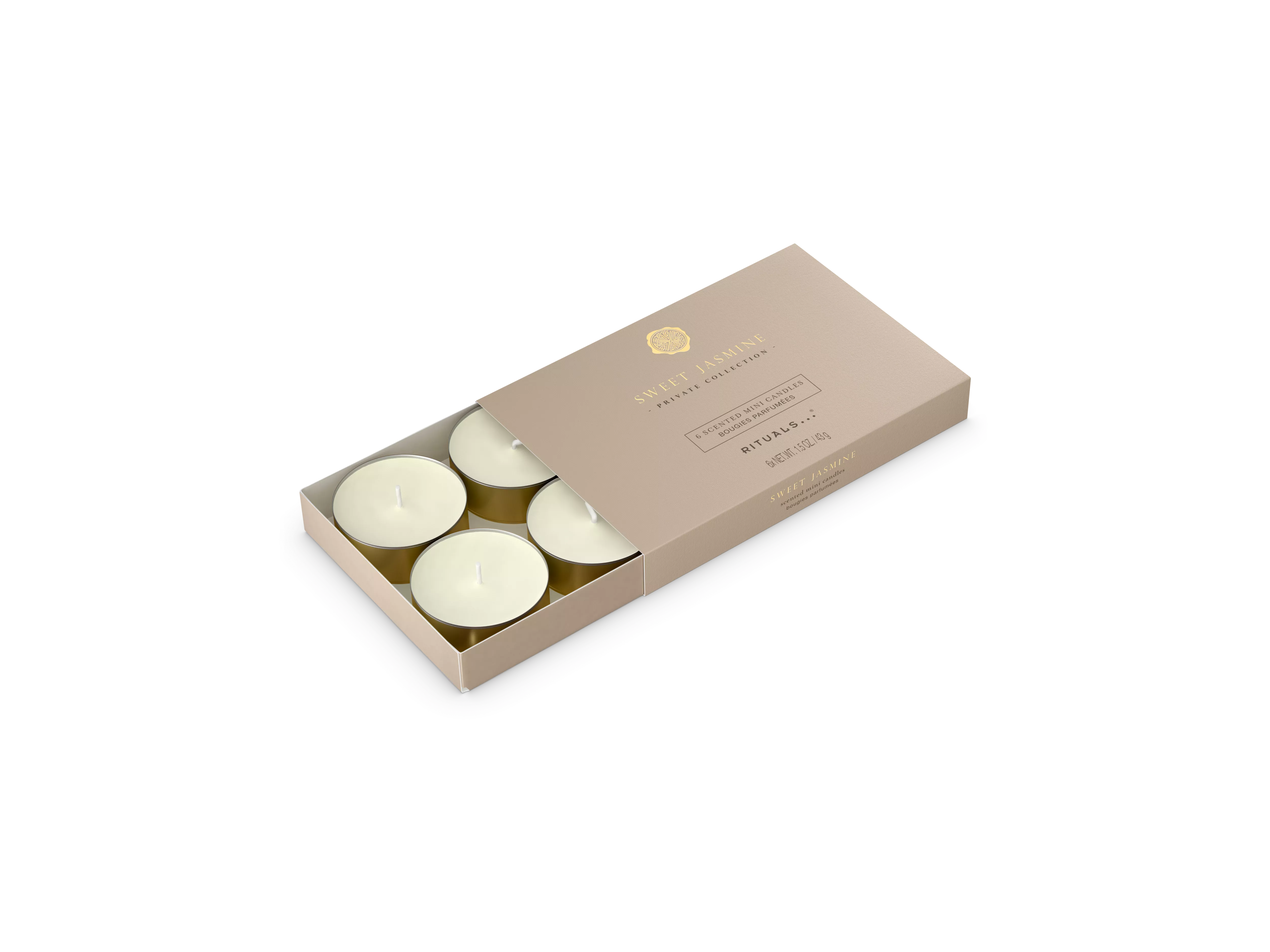 Mini bougies parfumées au jasmin doux