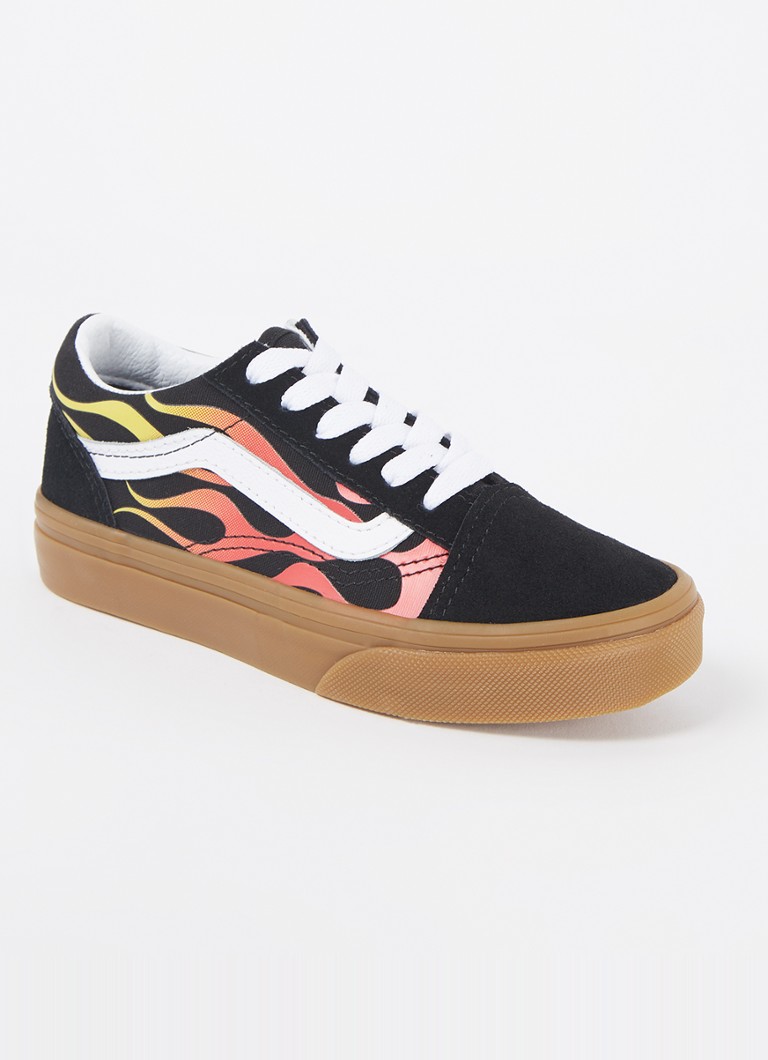 Semišové tenisky VANS Old Skool Flame