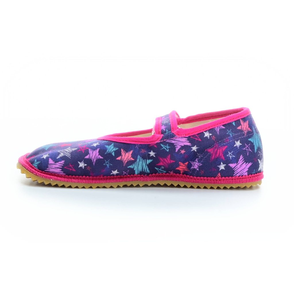 Beda Stars Canvas Hausschuhe / Ballerinas (BF-060010/BA)
