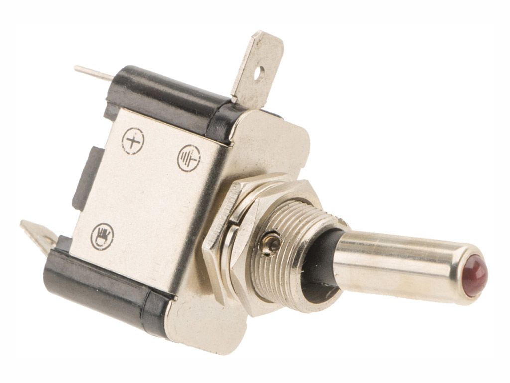 2-poliger Heavyduty LED-Wippschalter