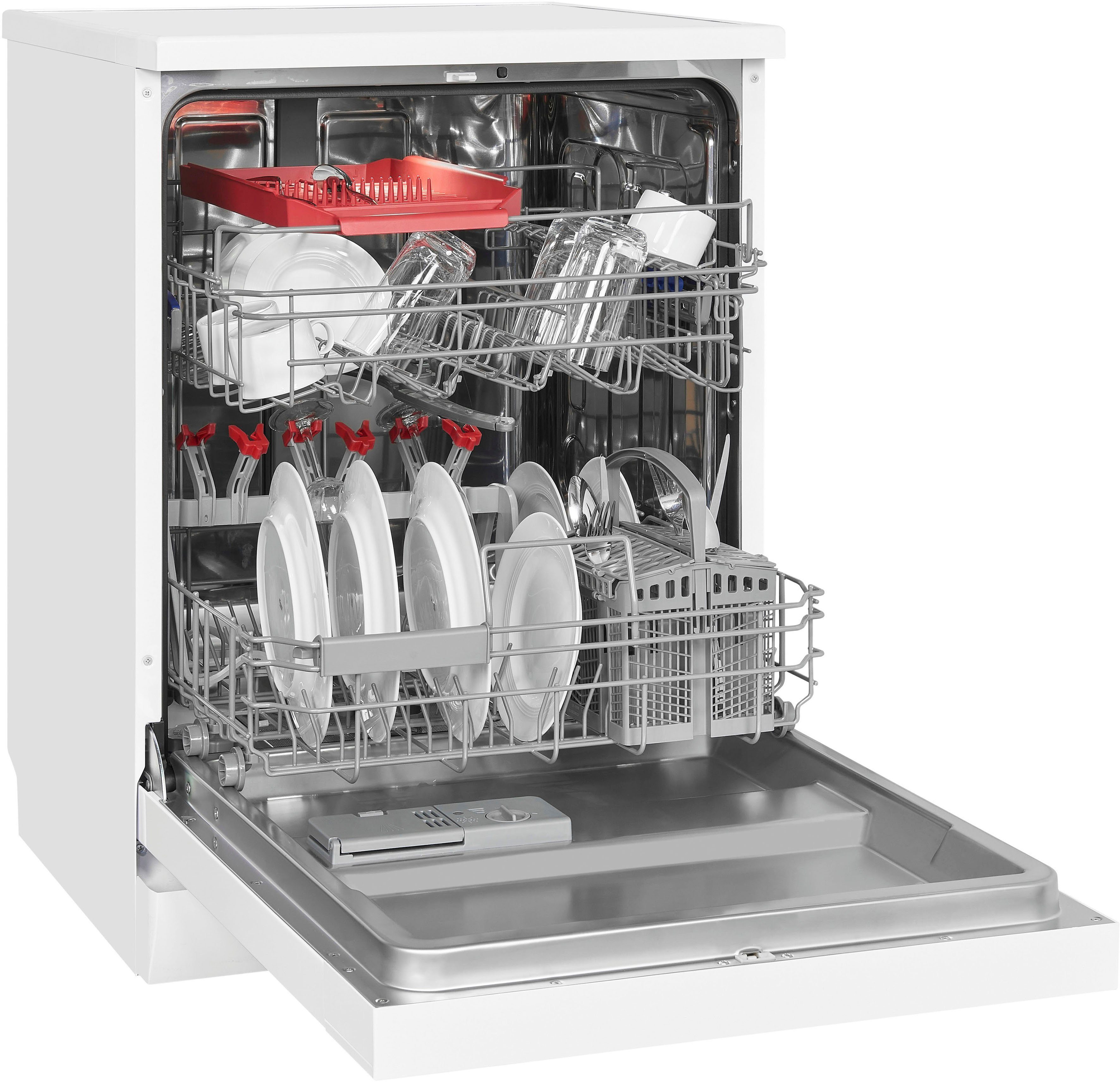 exquisit Standgeschirrspüler, GSP9414-030D weiss, 14 Maßgedecke