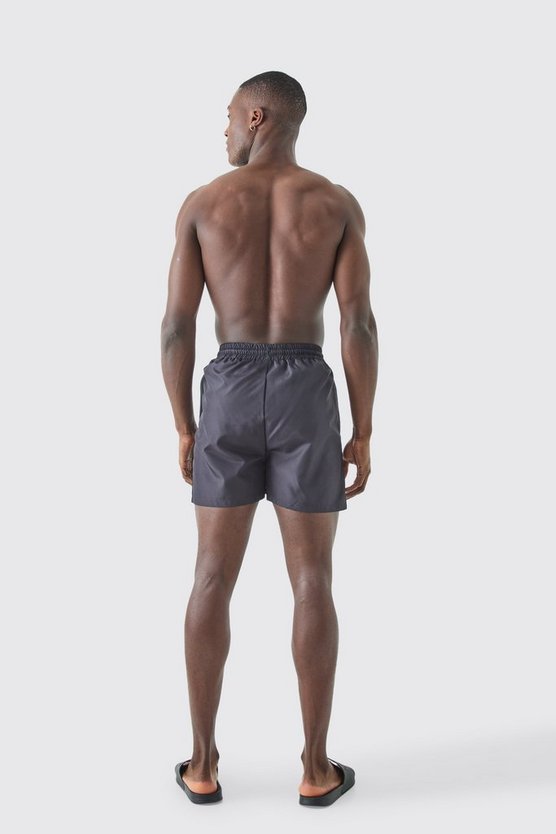 Kurze Badehose mit lizenziertem Becks Print