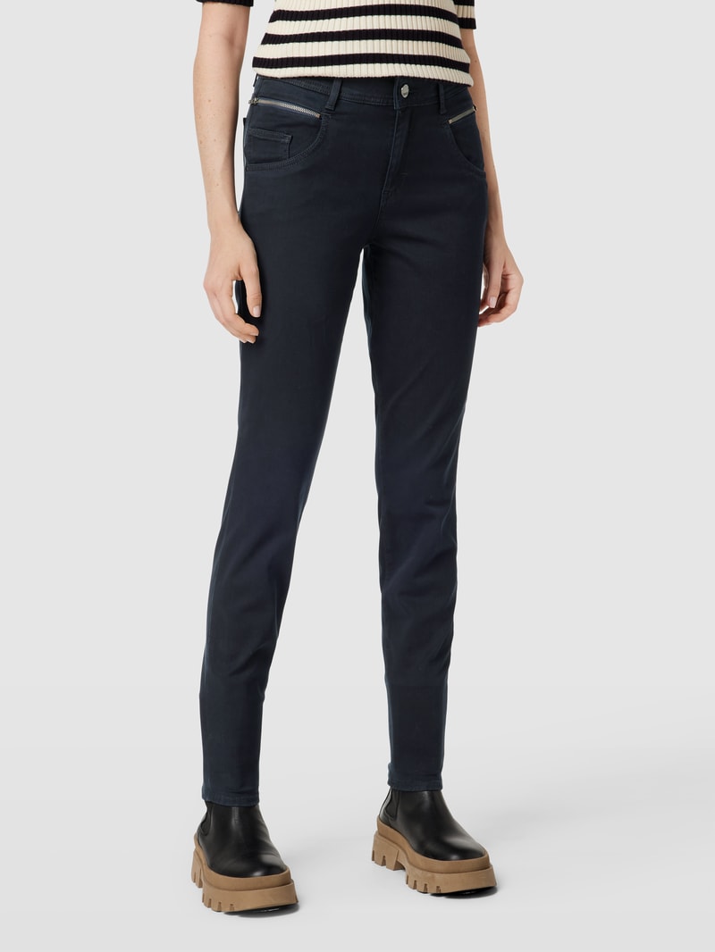 Jeans im 5-Pocket-Design Modell 'Shakira' in marineblau