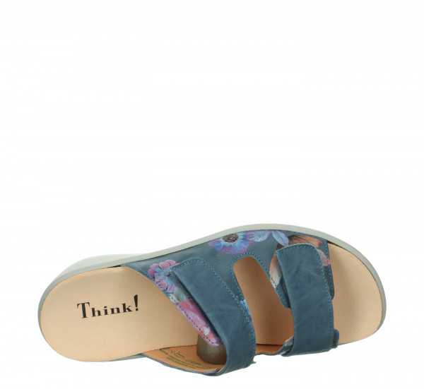 KATE Pantolette - Denim/Kombi