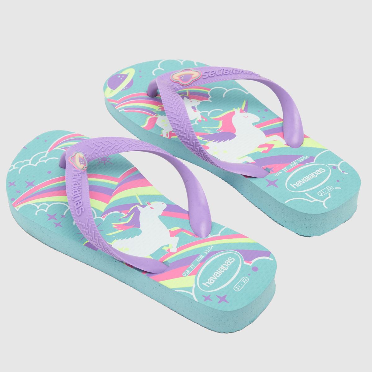 Havaianas blå fantasy flickor juniorsandaler
