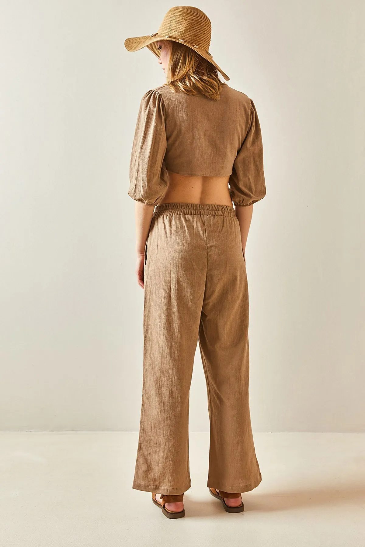 XHAN  Zweiteiler - Braun - Regular Fit
