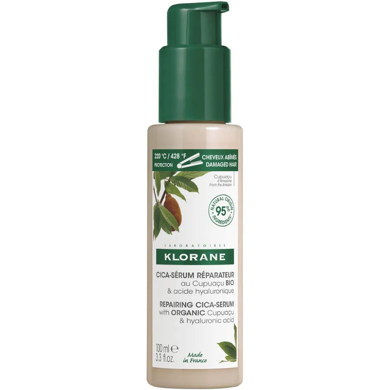 Klorane Cica-Sérum Réparateur Au Cupuaçu - Cheveux secs - 100 ml