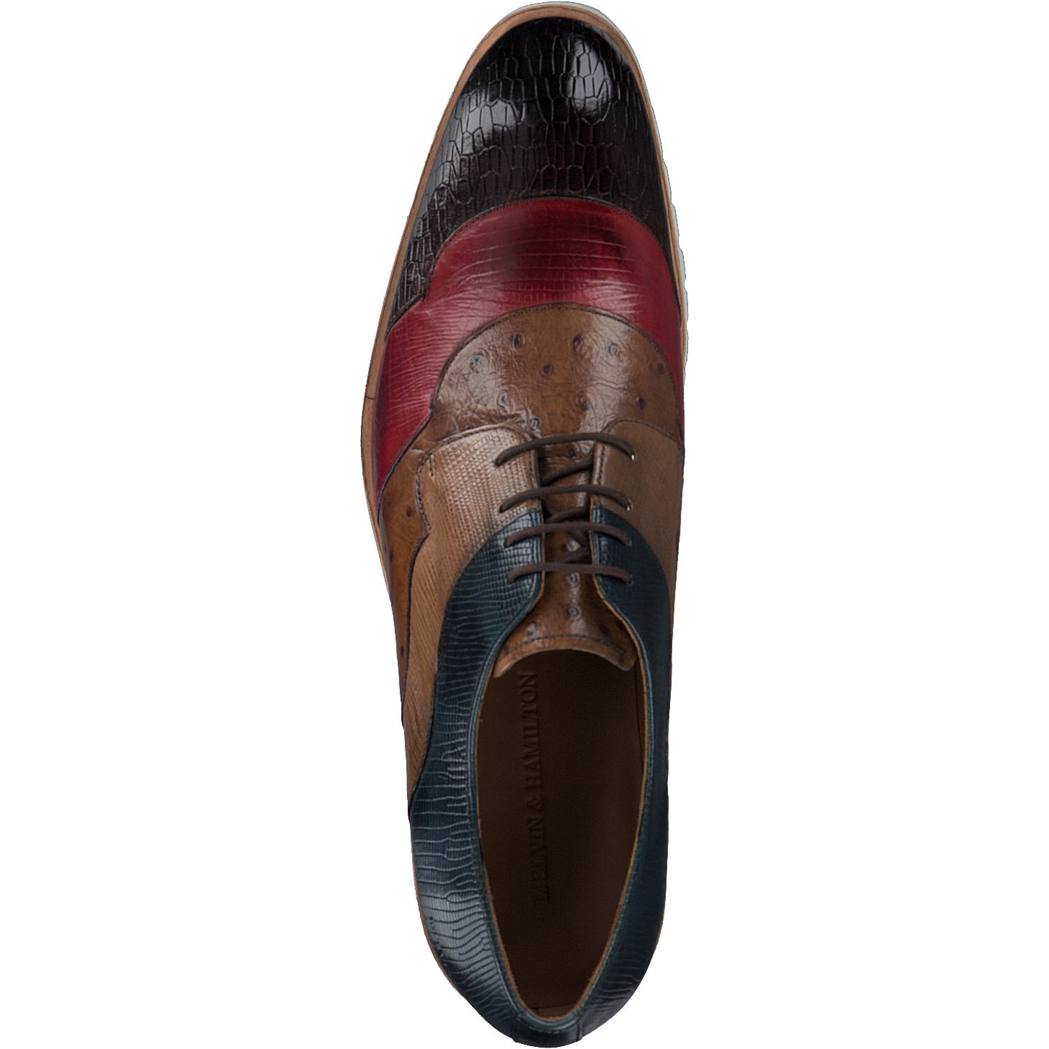 Melvin&Hamilton Patrick 27, Klassische Halbschuhe, Herren, Crock mid brown Guanna burnd