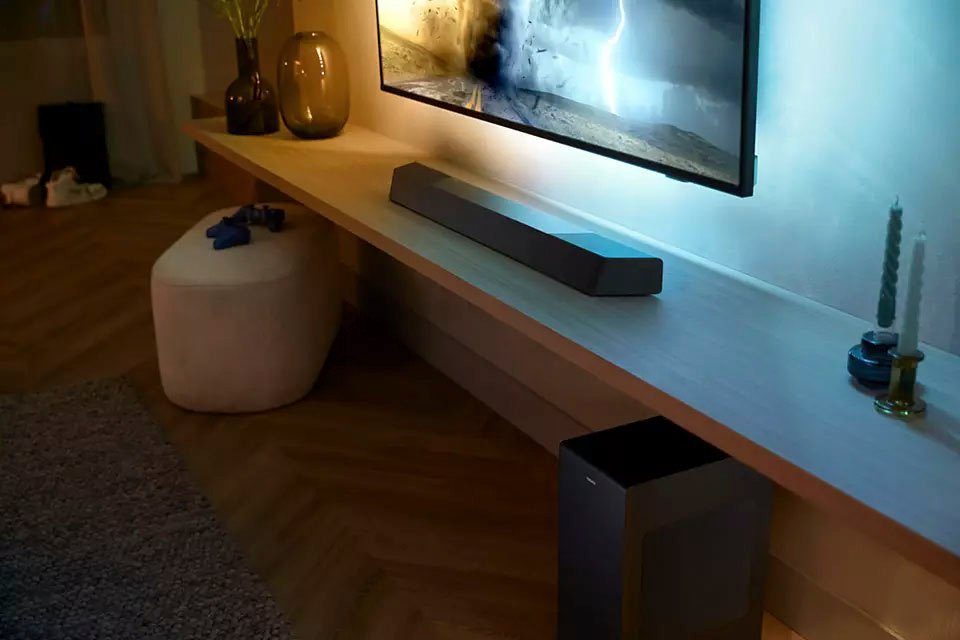 Philips TAB8907/10 3.1.2 Soundbar (Bluetooth, WLAN, 360 W, mit kabellosem Subwoofer)