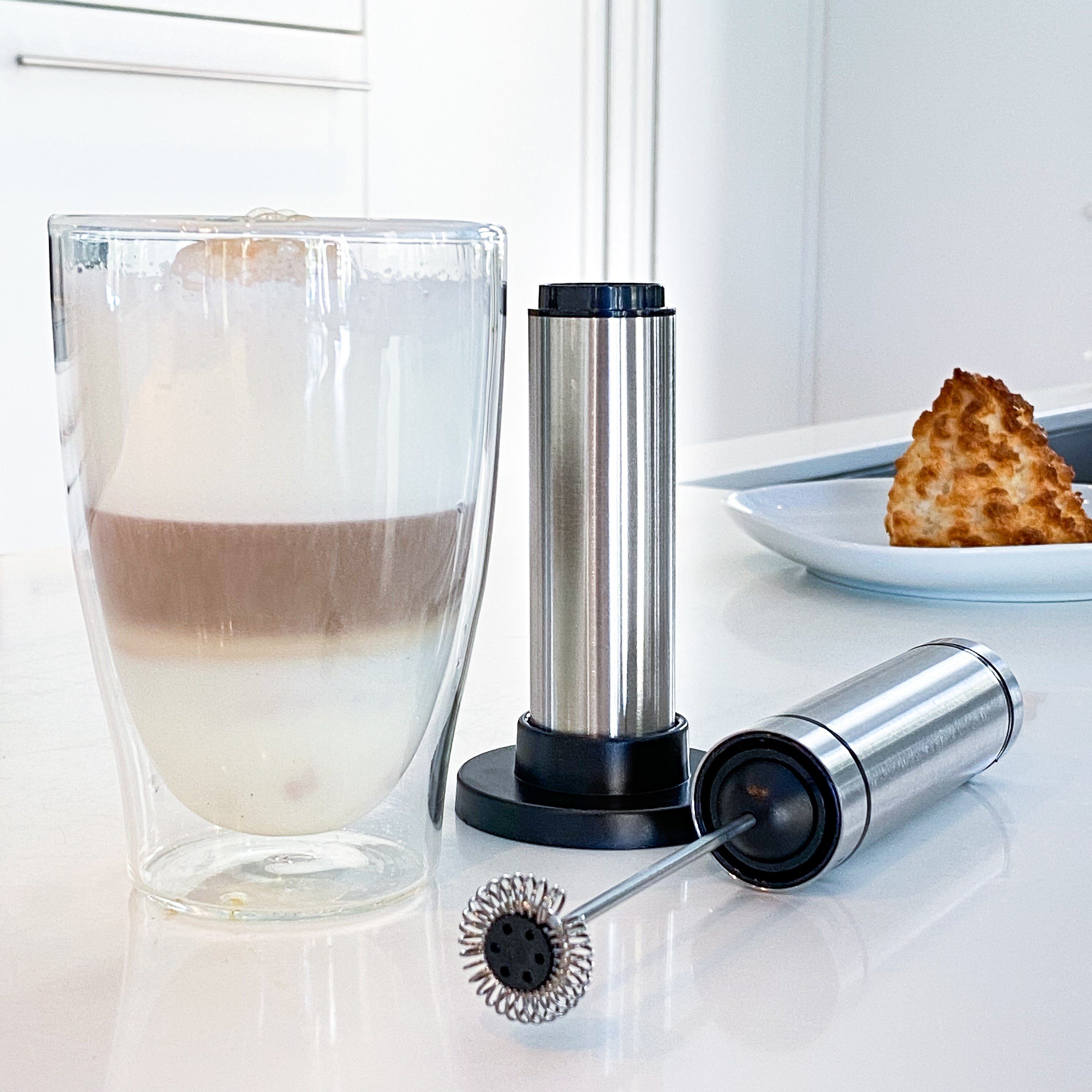 AdHoc Milchaufschäumer RAPIDO, für Milchschaum, Saucen, Cocktails