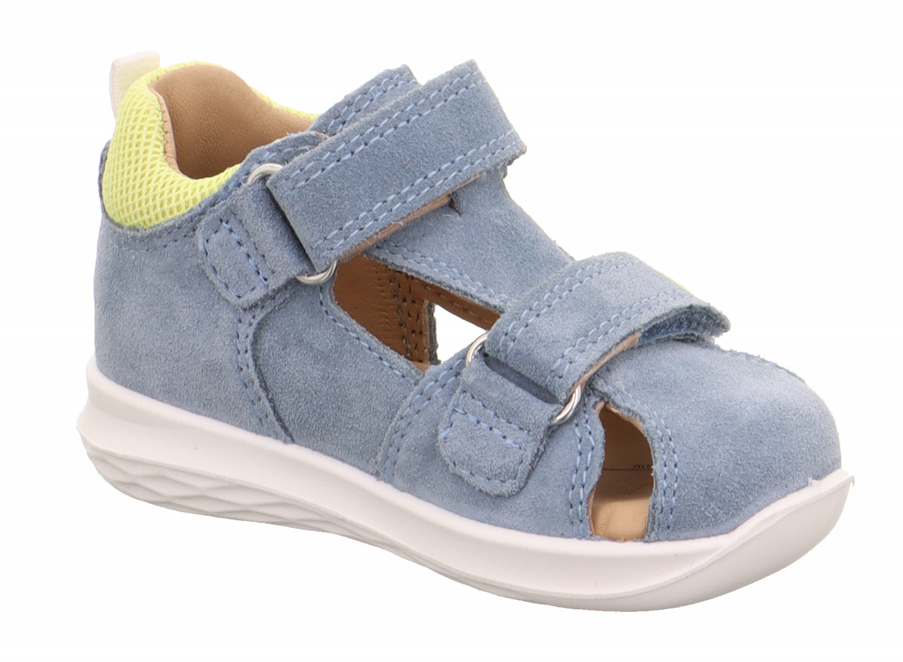 BUMBLEBEE - Blau/GelbSandale mit Klettverschluss