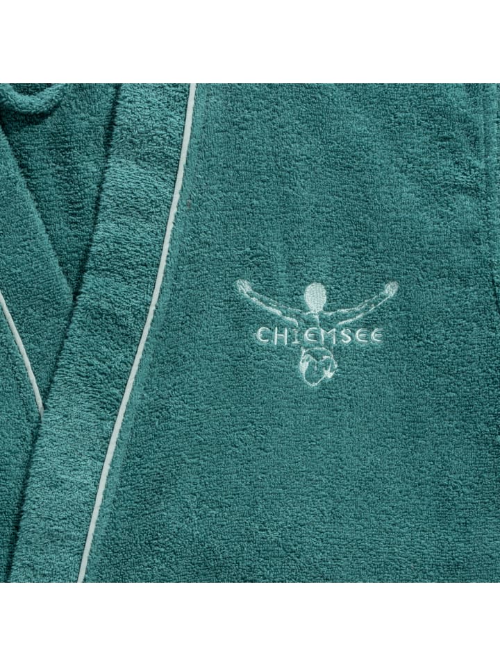 Chiemsee Bademantel Venice in Smaragd günstig kaufen