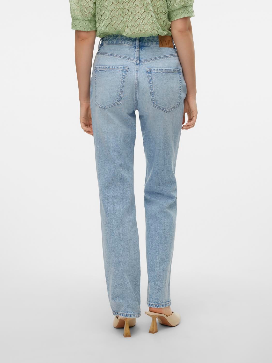 VMTESSA Hohe Taille Gerade geschnitten Jeans