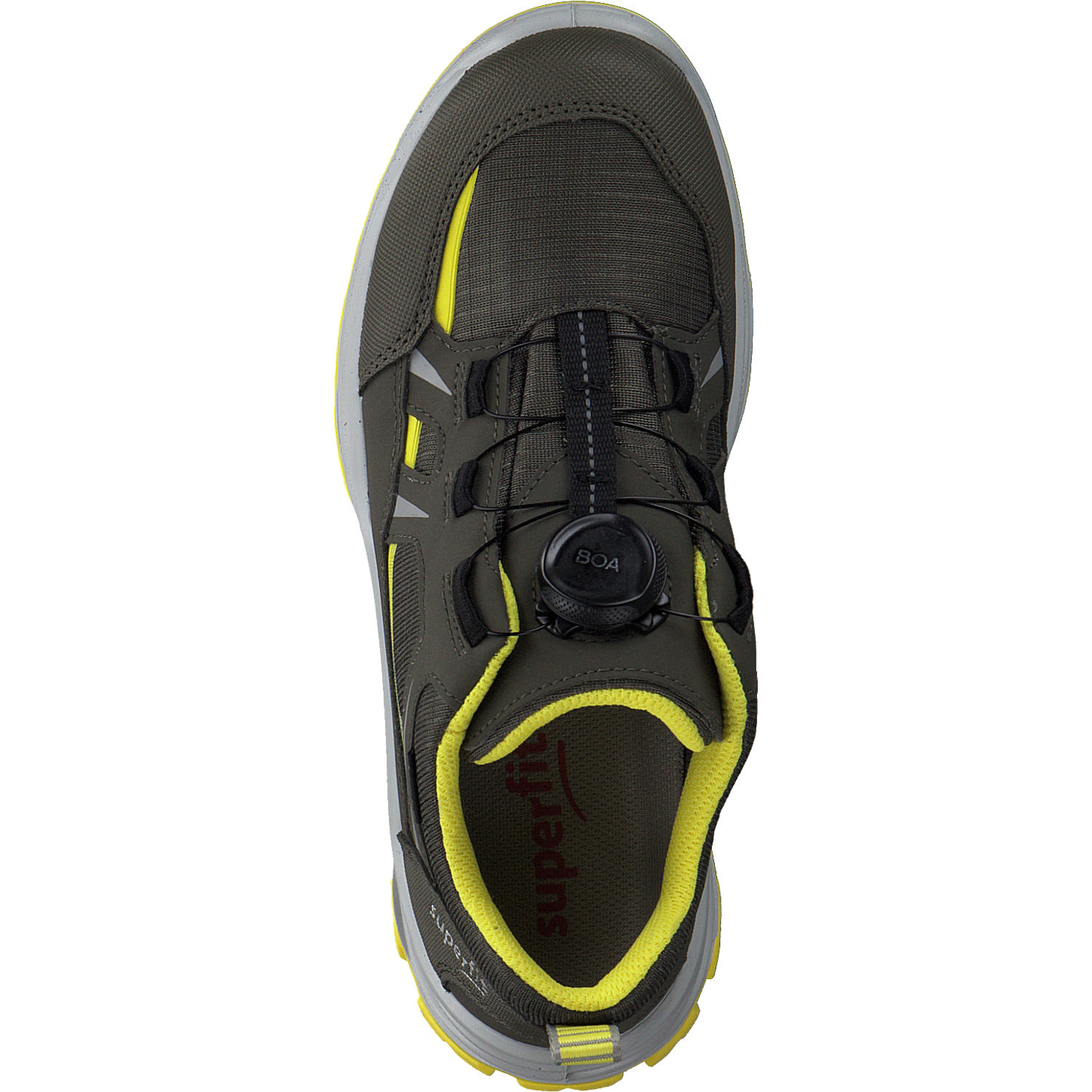 Superfit JUPITER 09069, Trekkingschuhe, Kinder, GRÜN/GELB