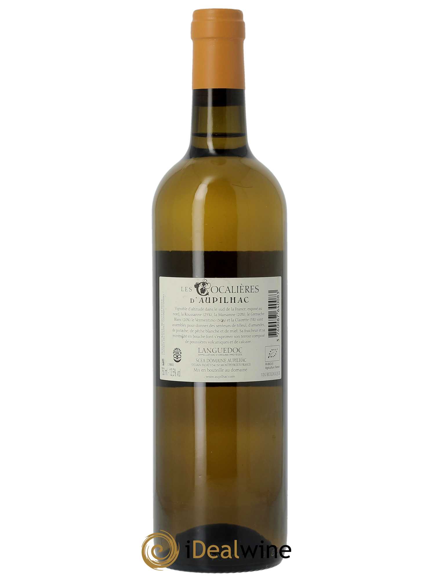 Languedoc Aupilhac (Domaine d') Les Cocalières Sylvain Fadat  2018 - Lot de 1 Bouteille