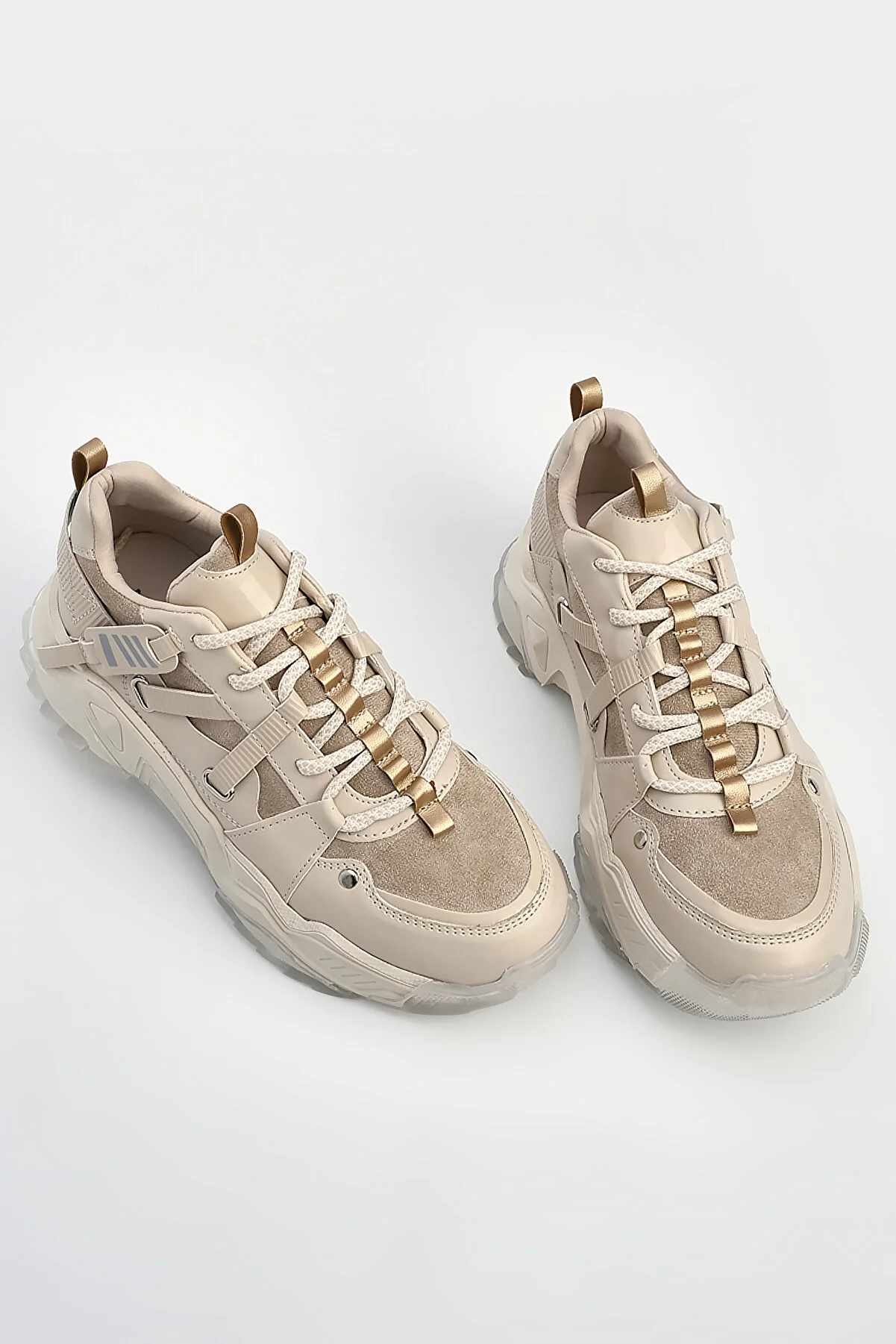 Marjin  Sneaker - Beige - Flacher Absatz