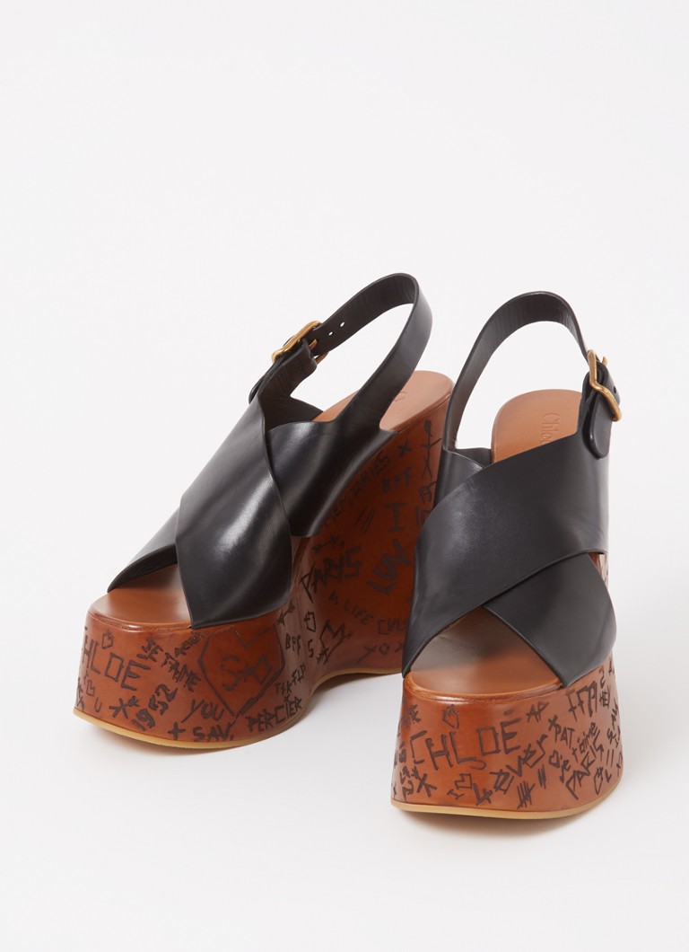 Chloé Maxime leather wedge