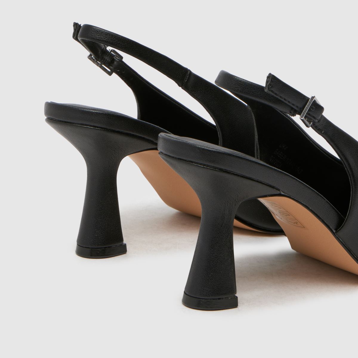 Schuh – Saber – Svarta högklackade slingback-skor