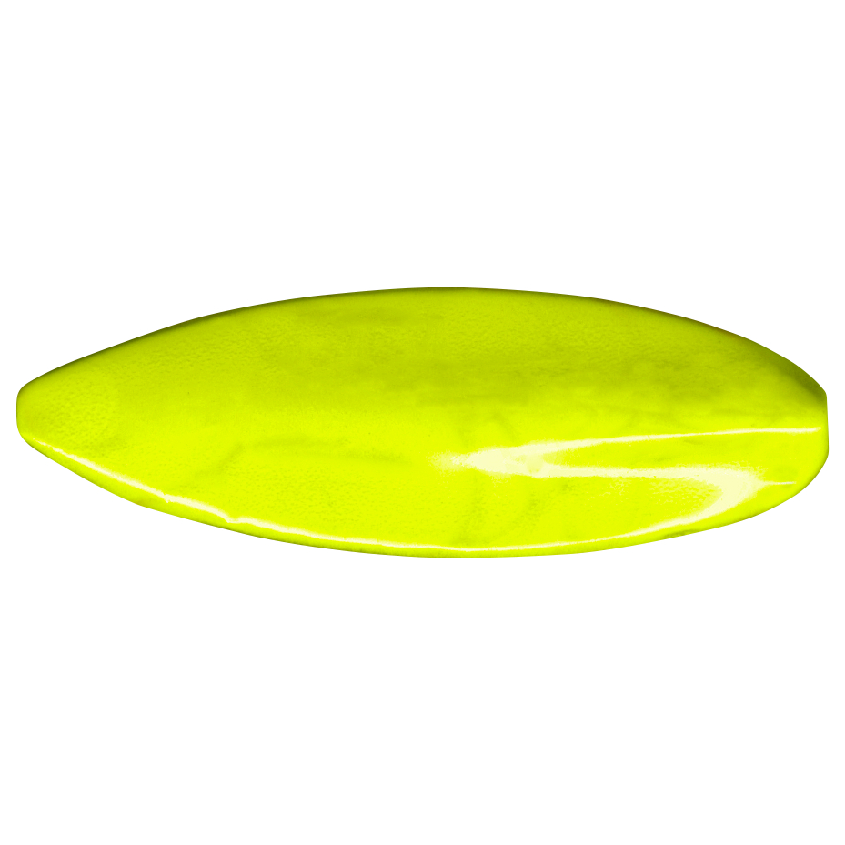 FTM Trout Spoon Fishing Tackle Max Omura Inline (Gelb/Schwarz UV)
