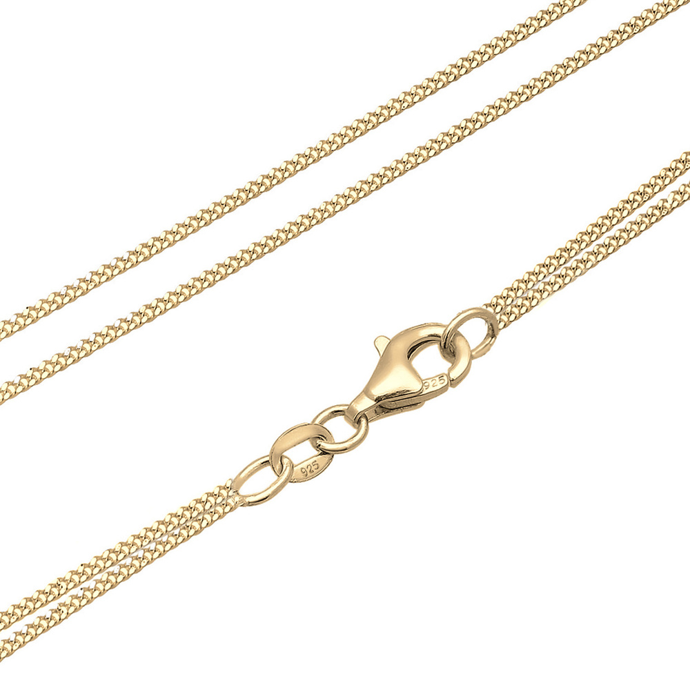 Elli Elli Collier Collier femme layering avec cristal en argent sterling 925 collier